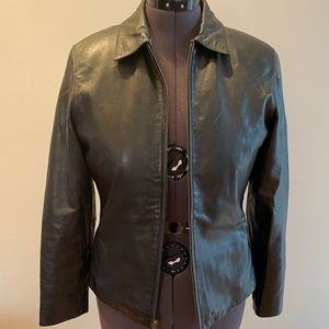 Leather jacket